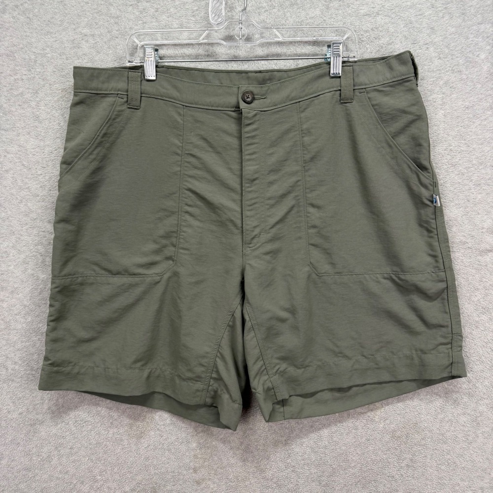 Woolrich Discovery Channel Quest Shorts Mens 42 Green Safari‎ Utility Hiking